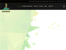 Tablet Screenshot of metroball.com.br